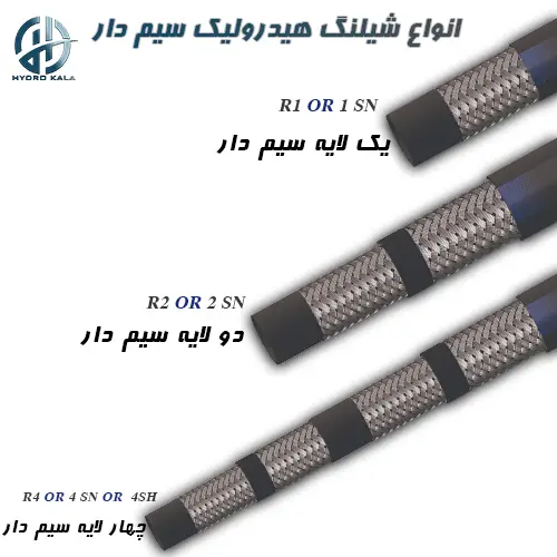 انواع شیلنگ هیدرولیک هیدروکالا