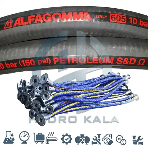 خرید شیلنگ نخدار روغن و کامپوزیت از هیدروکالا