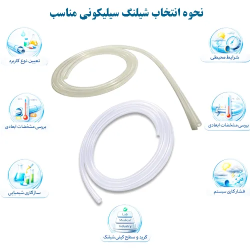 نحوه انتخاب شیلنگ سیلیکونی مناسب