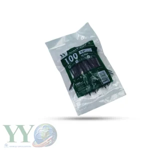بست کمربندی وای وای 10 سانتی 2.5 میلیمتر مشکی آنتی یو وی ANTI UV