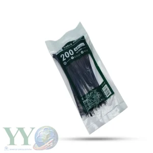 بست کمربندی وای وای 20 سانتی 2.5 میلیمتر مشکی آنتی یو وی ANTI UV